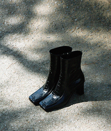 [EFSH2003]Crocker Ankle Boots BK/크로커 앵클부츠 블랙[주문제작]